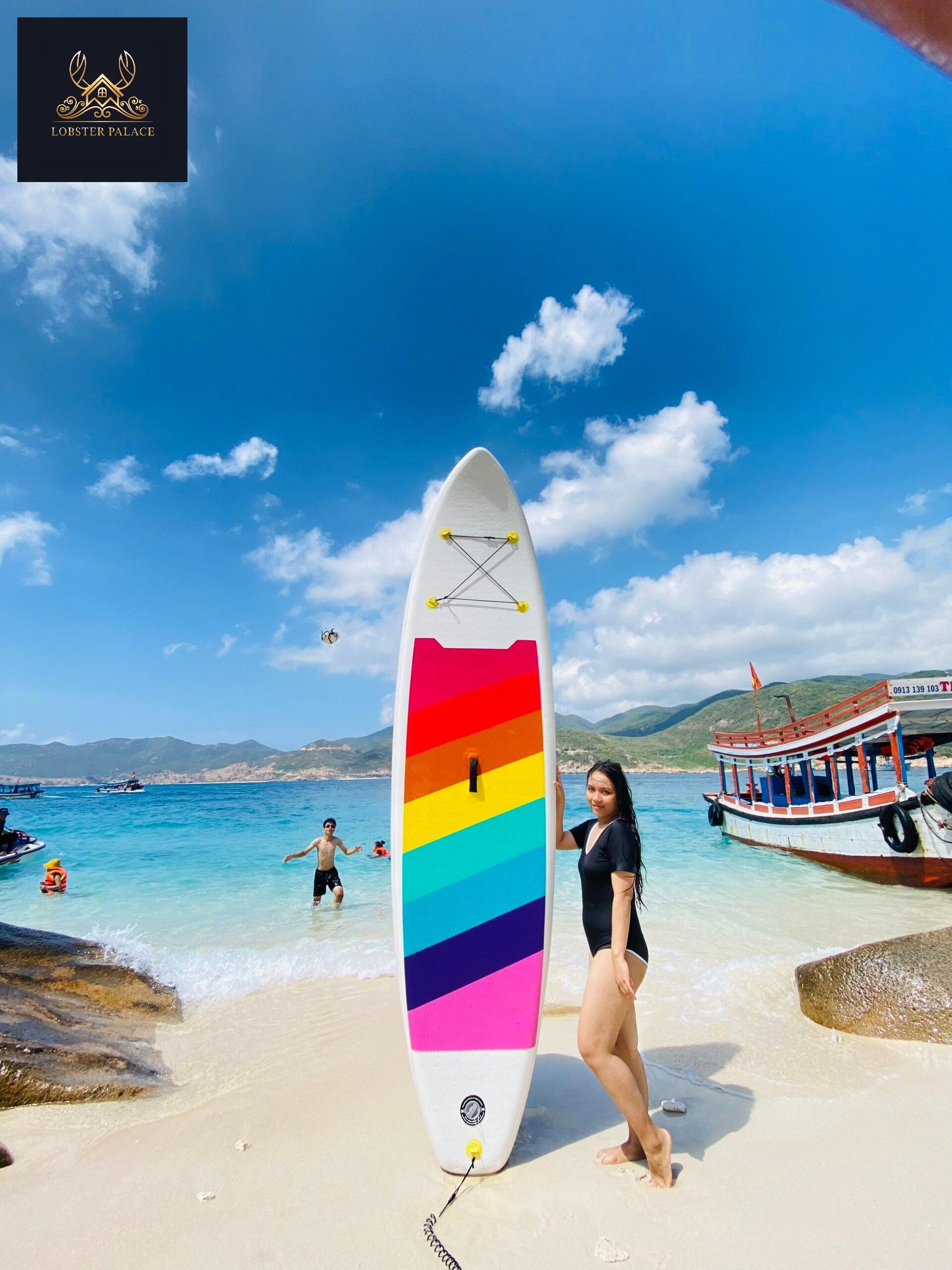 Chèo SUP tại biển Bình Ba