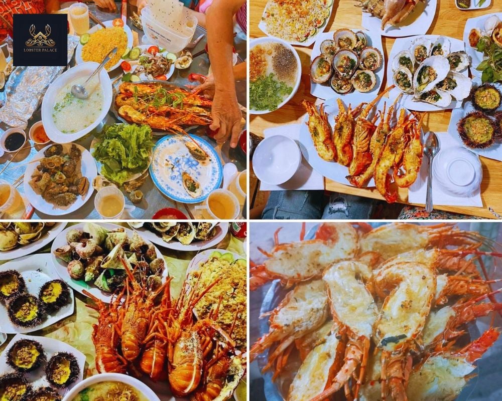 Các món ăn hải sản có trong tour